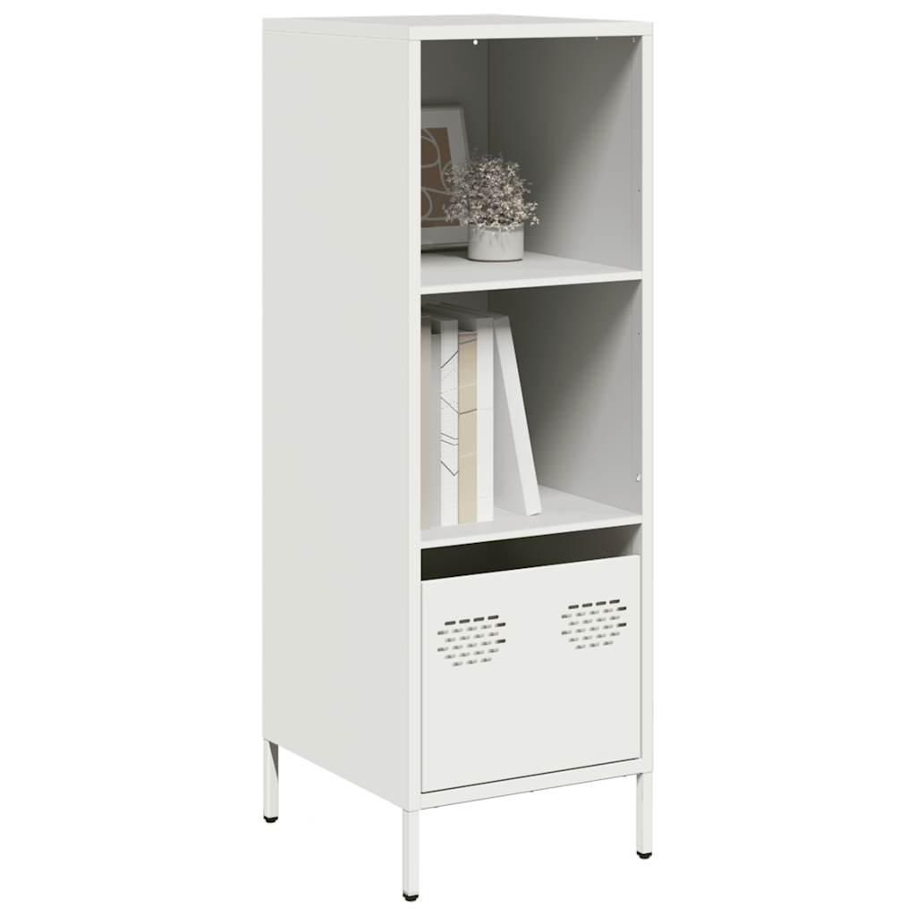 vidaXL Highboard White 35x39x103,5 cm Steel