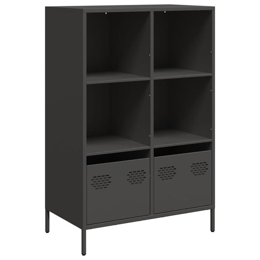 vidaXL Highboard Black 68x39x103,5 cm Steel
