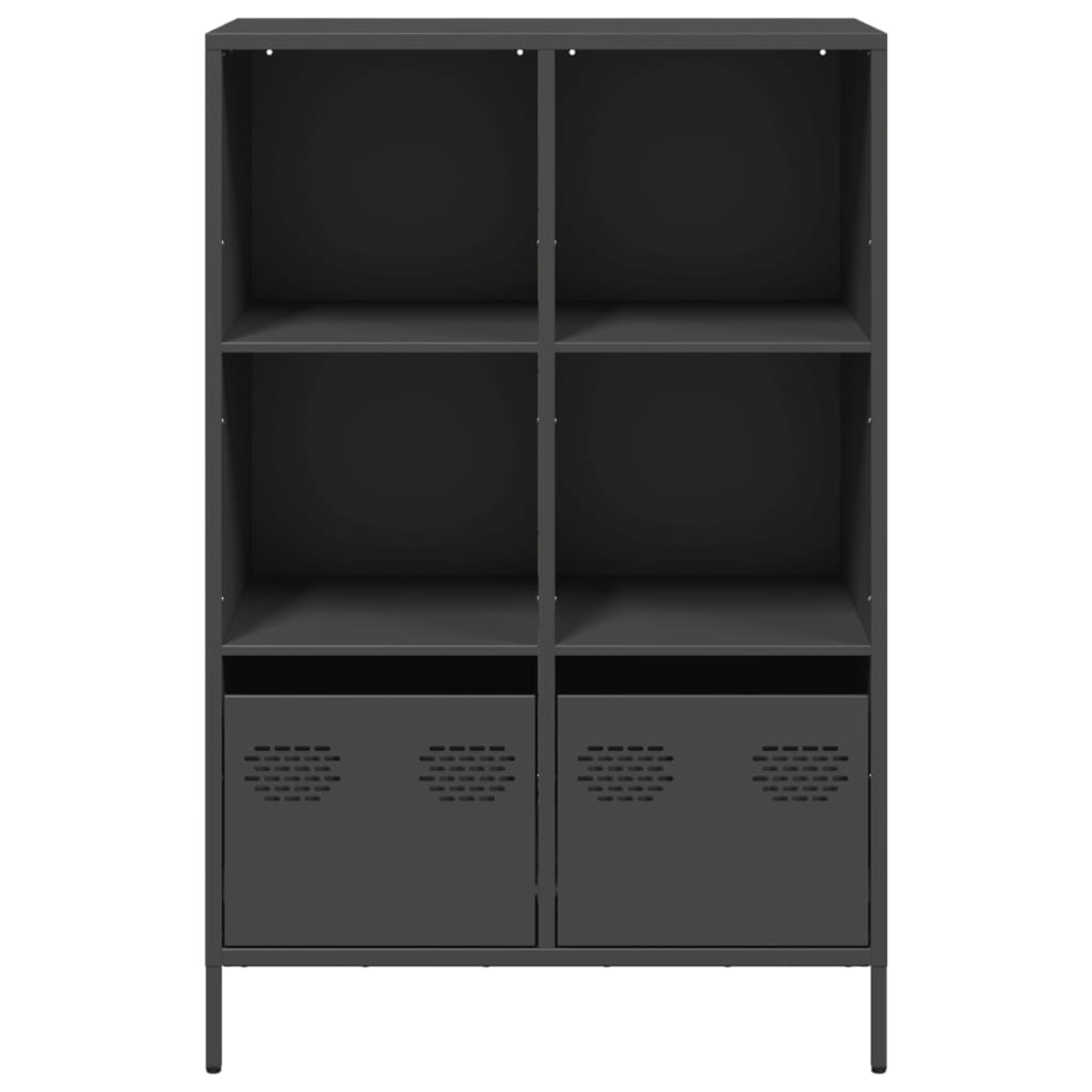 vidaXL Highboard Black 68x39x103.5 cm Steel