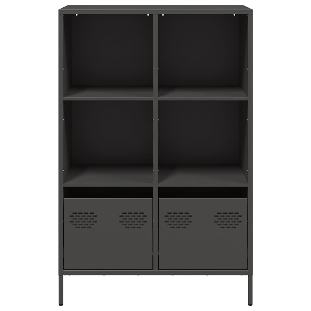 vidaXL Highboard Black 68x39x103,5 cm Steel