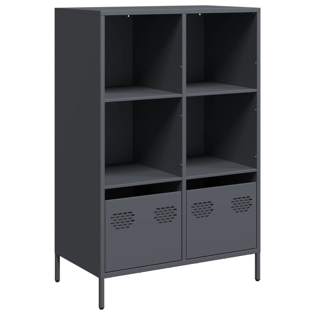 vidaXL Highboard Anthracite 68x39x103,5 cm Steel