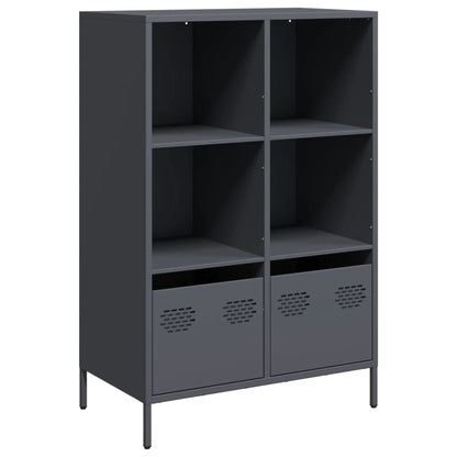 vidaXL Highboard Anthracite 68x39x103,5 cm Steel