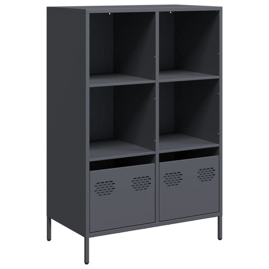 vidaXL Highboard Anthracite 68x39x103,5 cm Steel