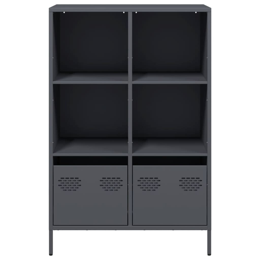 vidaXL Highboard Anthracite 68x39x103.5 cm Steel