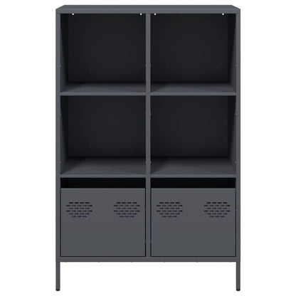 vidaXL Highboard Anthracite 68x39x103.5 cm Steel