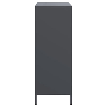 vidaXL Highboard Anthracite 68x39x103,5 cm Steel