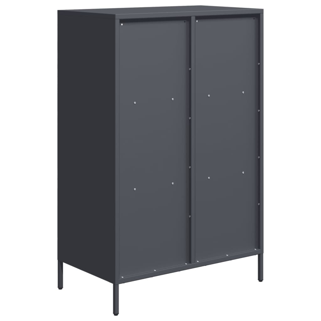 vidaXL Highboard Anthracite 68x39x103,5 cm Steel