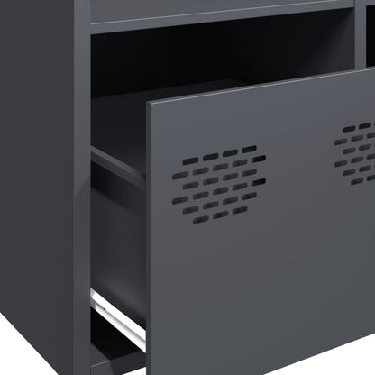 vidaXL Highboard Anthracite 68x39x103,5 cm Steel