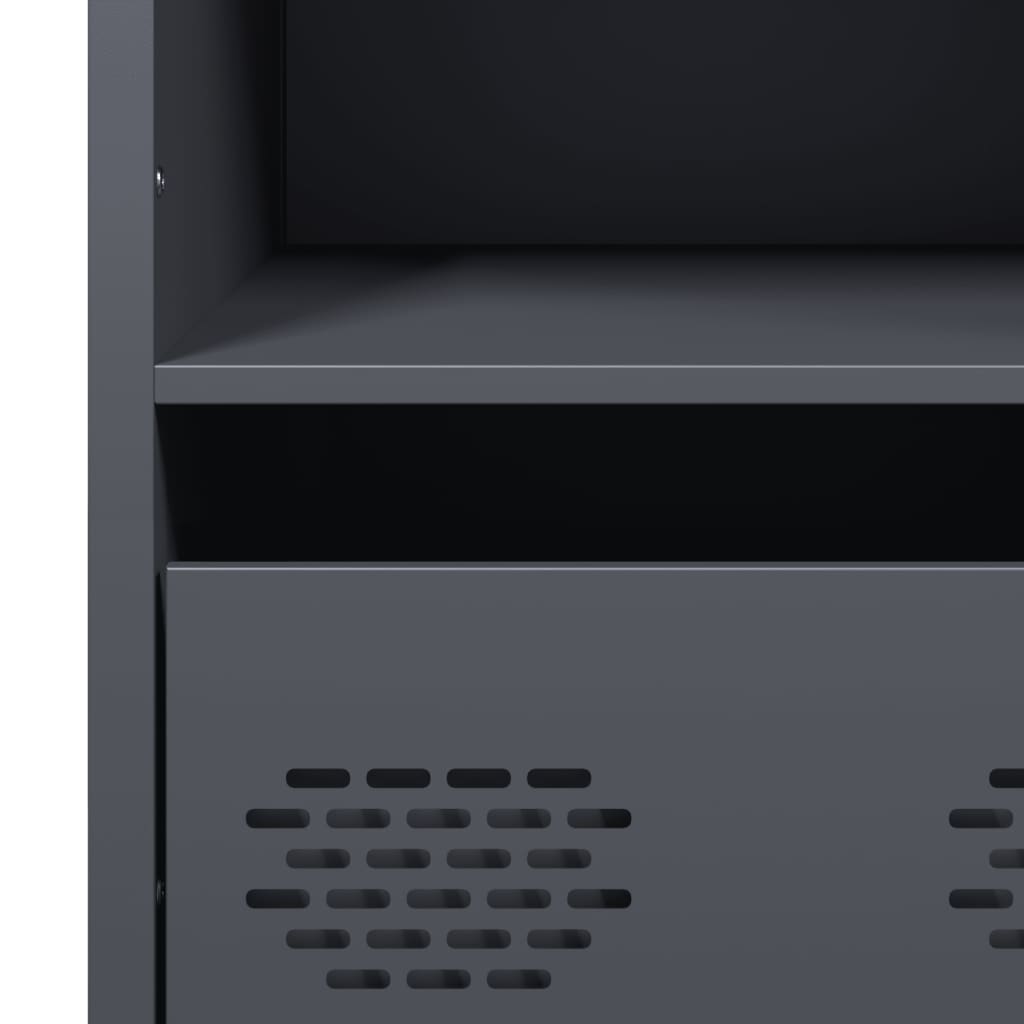 vidaXL Highboard Anthracite 68x39x103,5 cm Steel