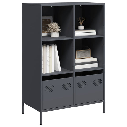 vidaXL Highboard Anthracite 68x39x103,5 cm Steel