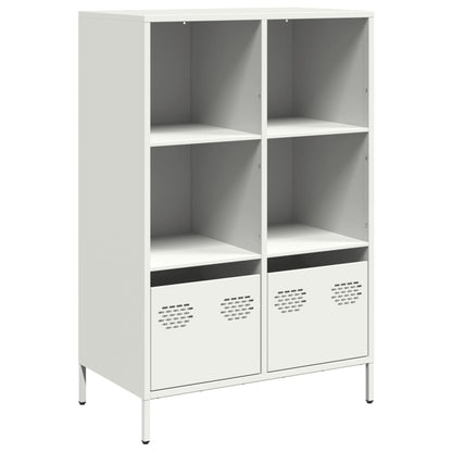 vidaXL Highboard White 68x39x103,5 cm Steel