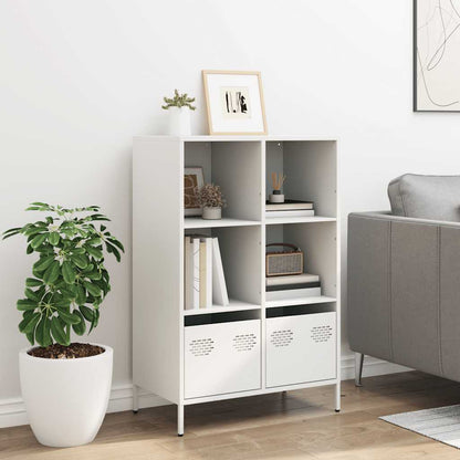 vidaXL Highboard White 68x39x103,5 cm Steel