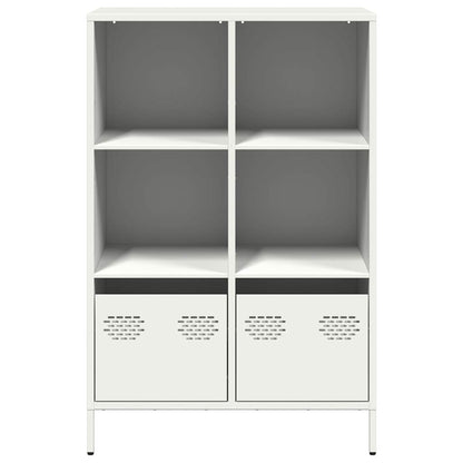vidaXL Highboard White 68x39x103.5 cm Steel