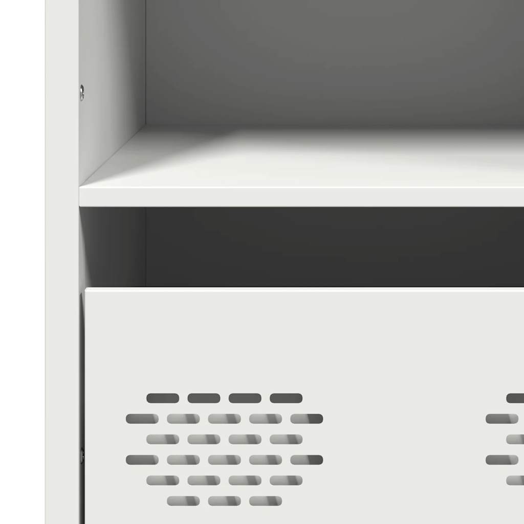 vidaXL Highboard White 68x39x103,5 cm Steel