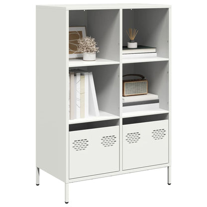 vidaXL Highboard White 68x39x103,5 cm Steel