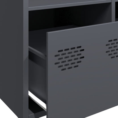 vidaXL Highboard Anthracite 101,5x39x103,5 cm Steel