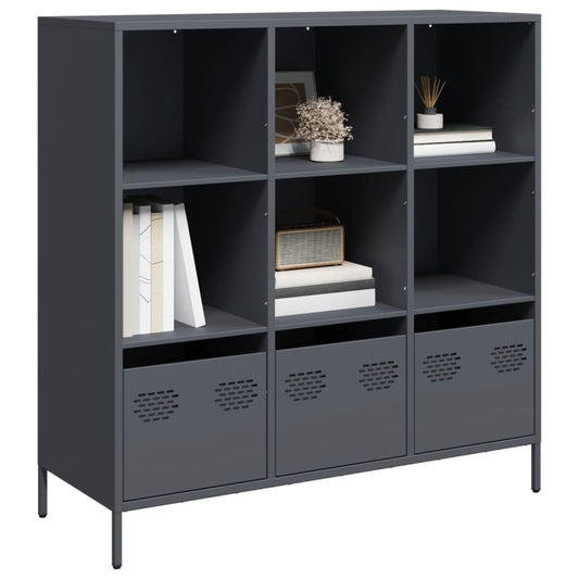 vidaXL Highboard Anthracite 101,5x39x103,5 cm Steel