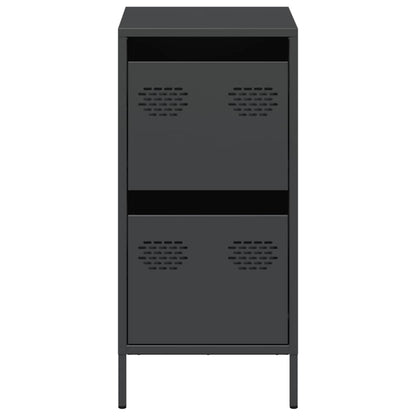 vidaXL Sideboard Black 35x39x73.5 cm Cold-rolled Steel