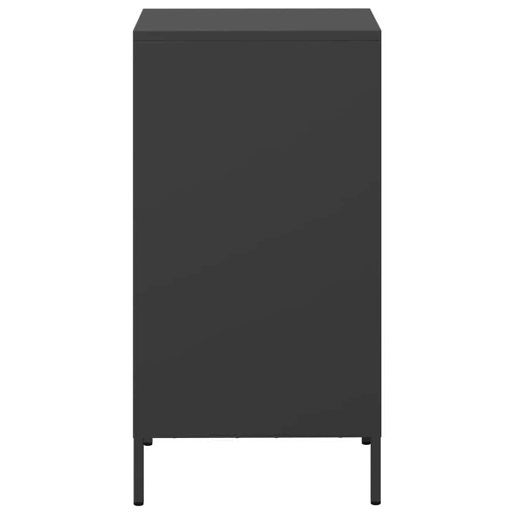 vidaXL Sideboard Black 35x39x73.5 cm Cold-rolled Steel