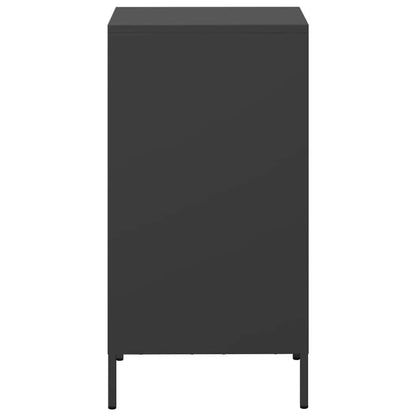 vidaXL Sideboard Black 35x39x73.5 cm Cold-rolled Steel