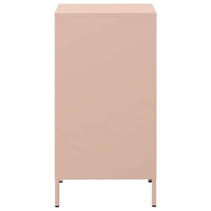vidaXL Sideboard Pink 35x39x73,5 cm Cold-rolled Steel