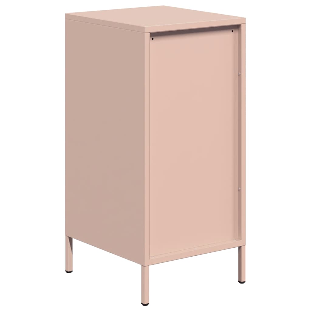 vidaXL Sideboard Pink 35x39x73,5 cm Cold-rolled Steel