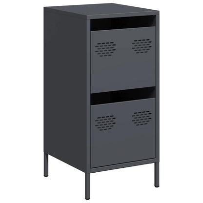 vidaXL Sideboard Anthracite 35x39x73,5 cm Cold-rolled Steel