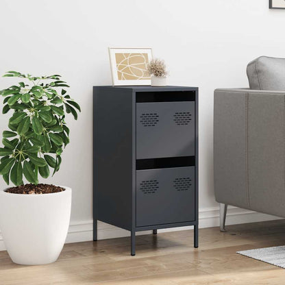 vidaXL Sideboard Anthracite 35x39x73,5 cm Cold-rolled Steel