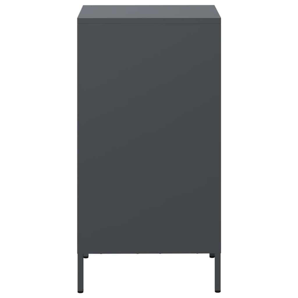vidaXL Sideboard Anthracite 35x39x73,5 cm Cold-rolled Steel
