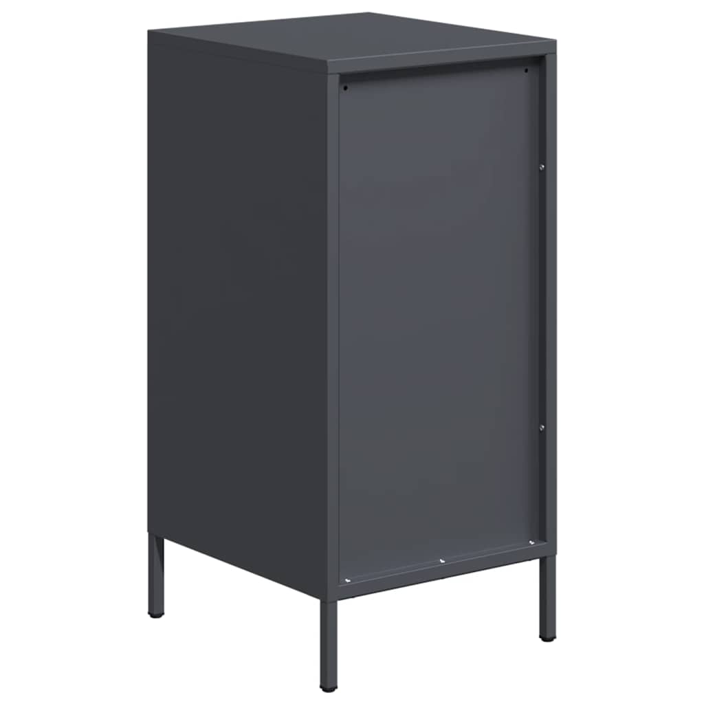 vidaXL Sideboard Anthracite 35x39x73,5 cm Cold-rolled Steel