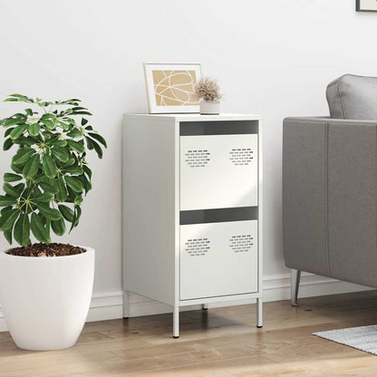 vidaXL Sideboard White 35x39x73,5 cm Cold-rolled Steel