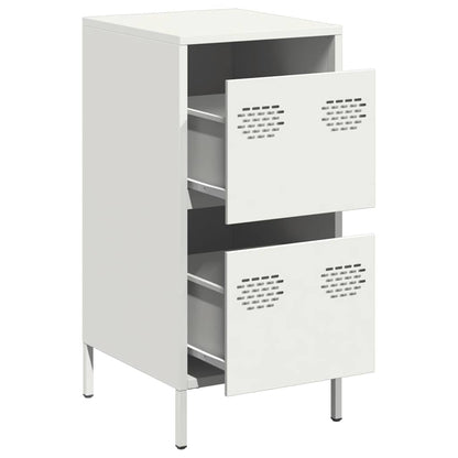 vidaXL Sideboard White 35x39x73,5 cm Cold-rolled Steel