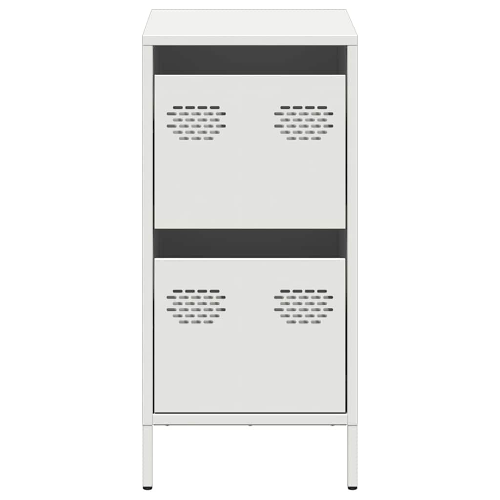 vidaXL Sideboard White 35x39x73,5 cm Cold-rolled Steel