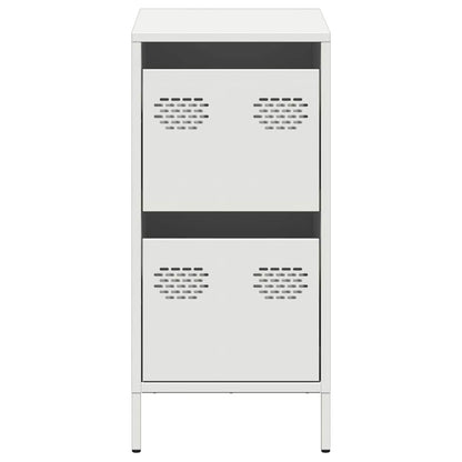 vidaXL Sideboard White 35x39x73,5 cm Cold-rolled Steel