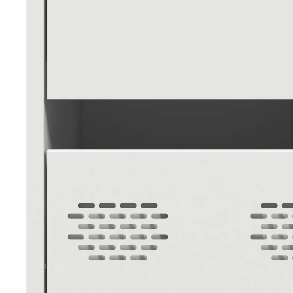 vidaXL Sideboard White 35x39x73,5 cm Cold-rolled Steel