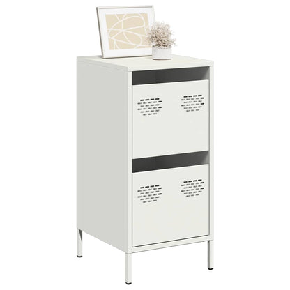 vidaXL Sideboard White 35x39x73,5 cm Cold-rolled Steel