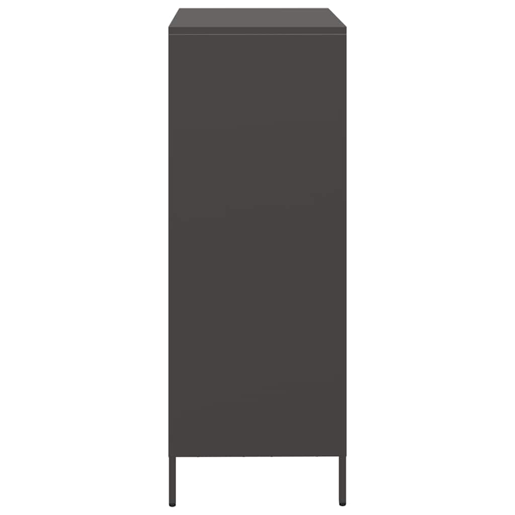 vidaXL Highboard Black 39x35x103.5 cm Steel