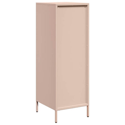 vidaXL Highboard Pink 39x35x103,5 cm Steel