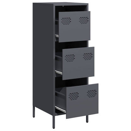 vidaXL Highboard Anthracite 39x35x103,5 cm Steel
