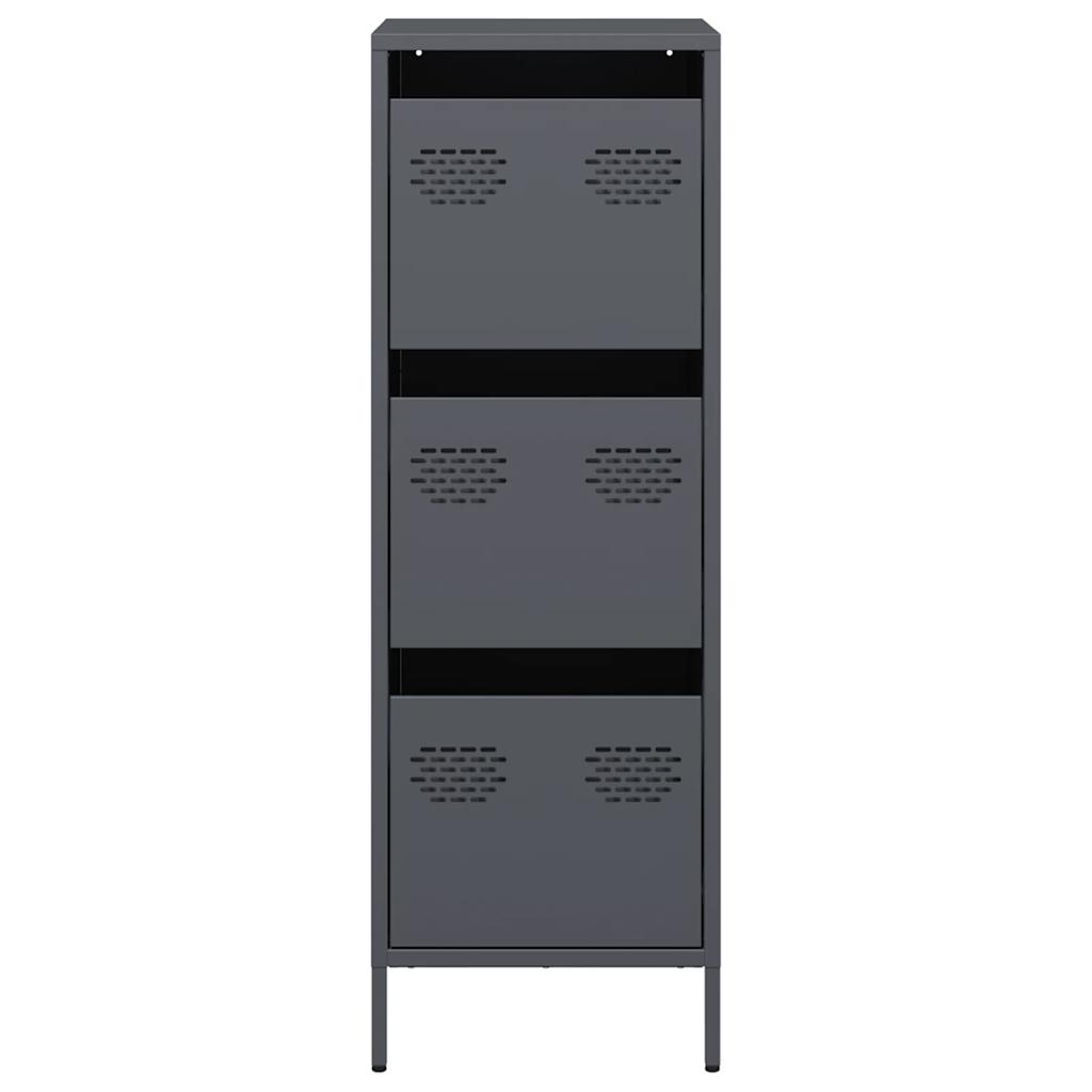 vidaXL Highboard Anthracite 39x35x103,5 cm Steel