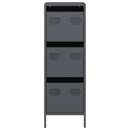 vidaXL Highboard Anthracite 39x35x103,5 cm Steel