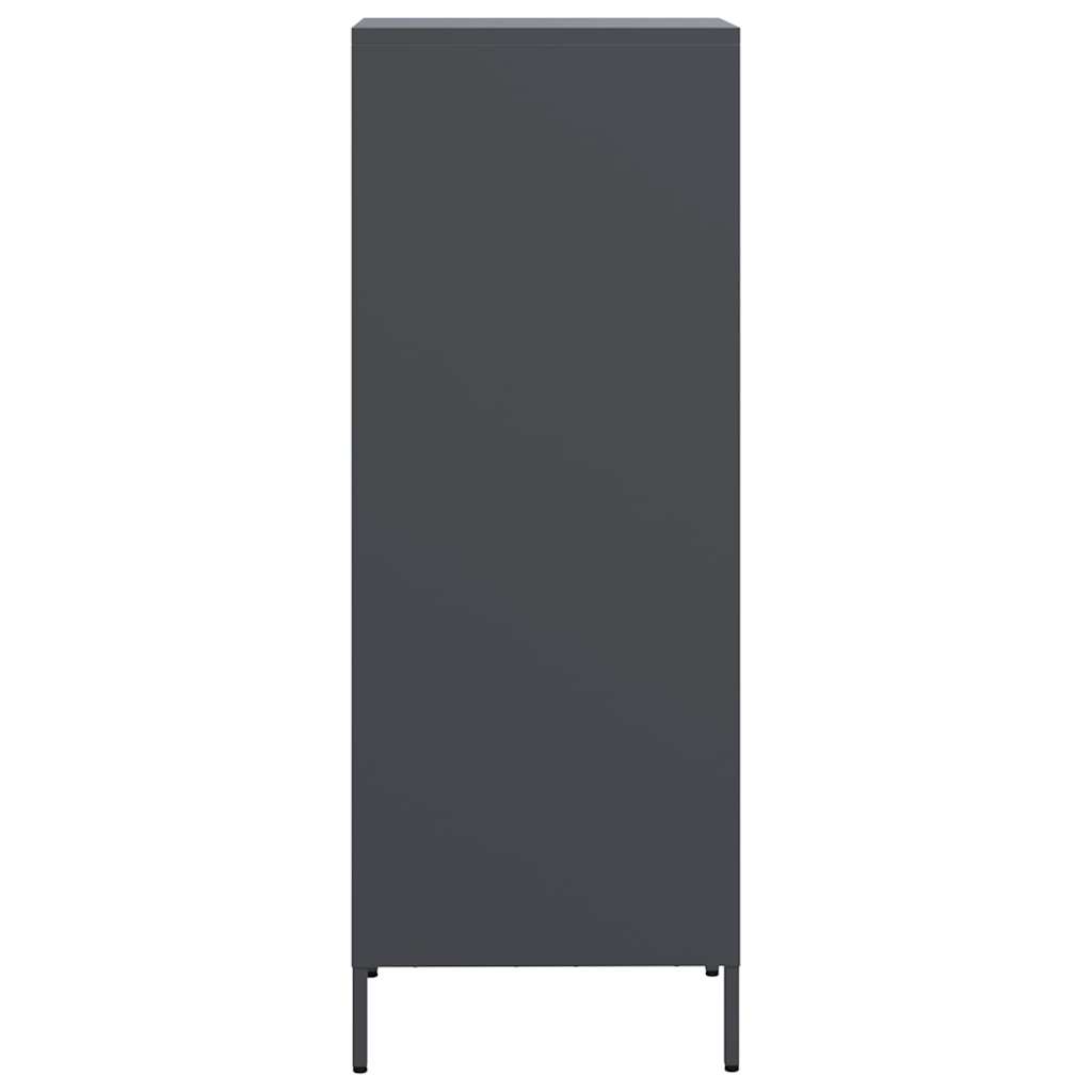 vidaXL Highboard Anthracite 39x35x103,5 cm Steel