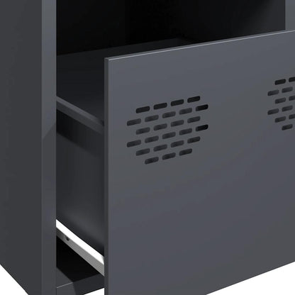 vidaXL Highboard Anthracite 39x35x103,5 cm Steel