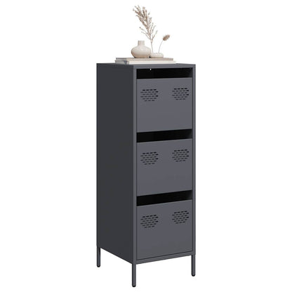 vidaXL Highboard Anthracite 39x35x103,5 cm Steel
