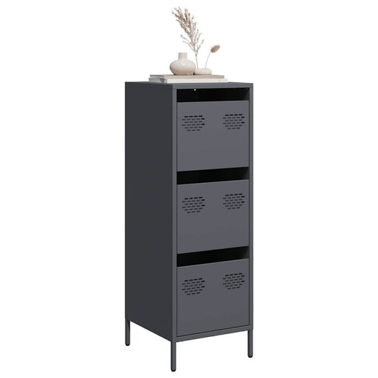 vidaXL Highboard Anthracite 39x35x103,5 cm Steel