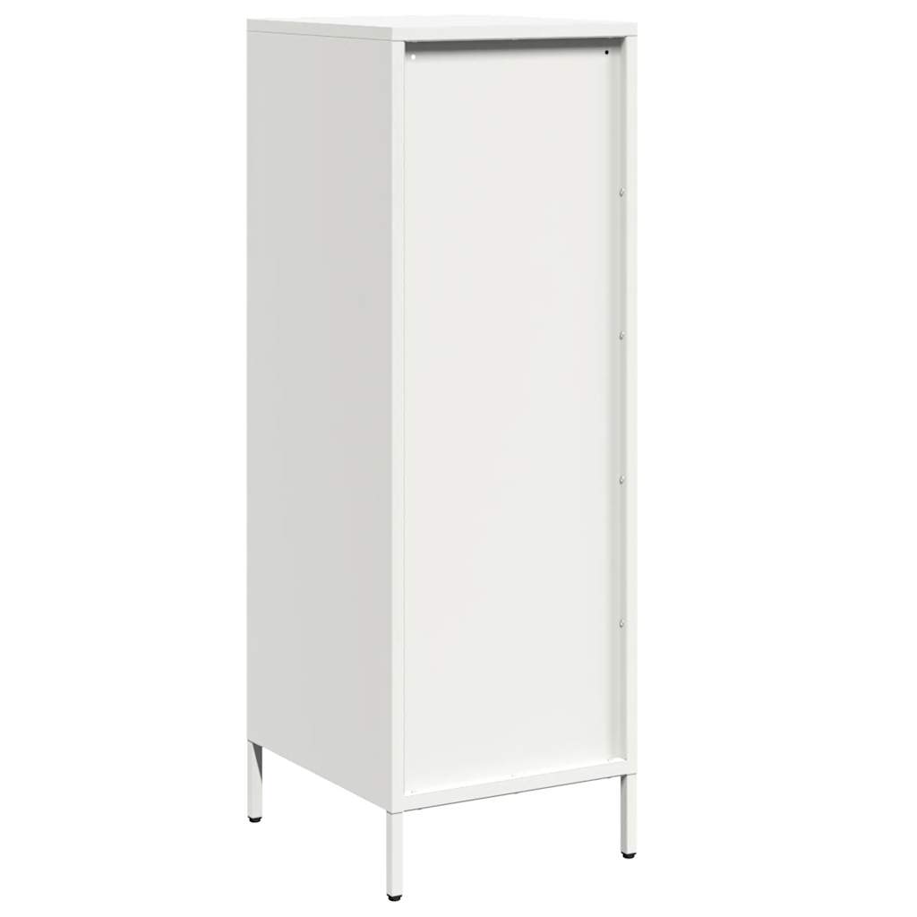 vidaXL Highboard White 39x35x103,5 cm Steel