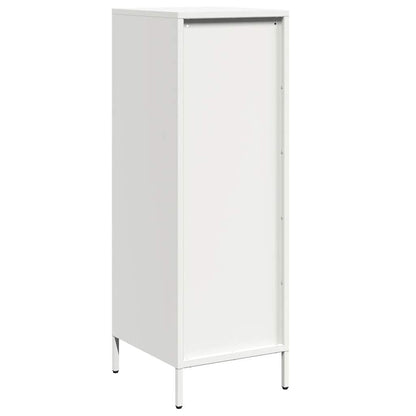 vidaXL Highboard White 39x35x103,5 cm Steel