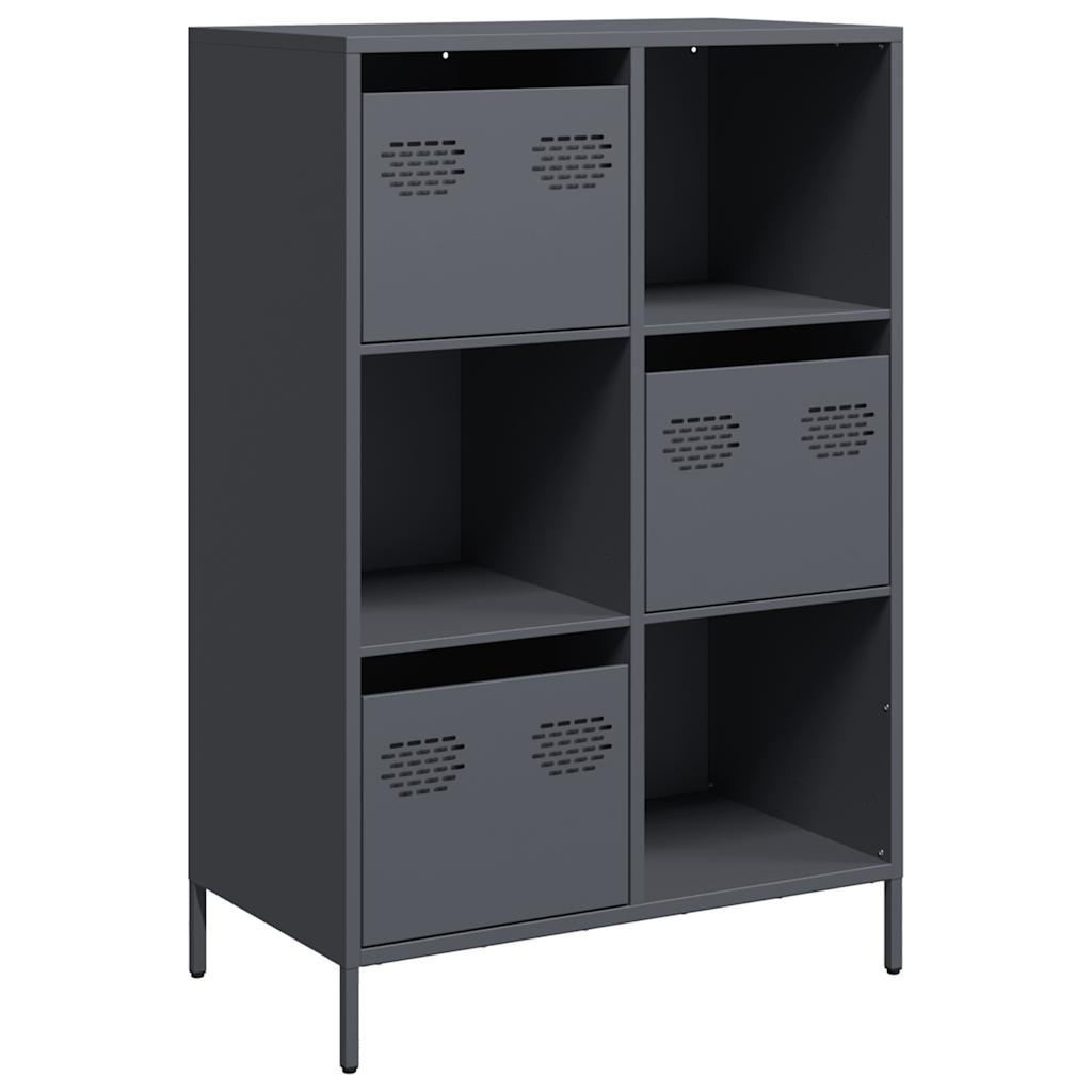 vidaXL Highboard Anthracite 68x39x103,5 cm Steel