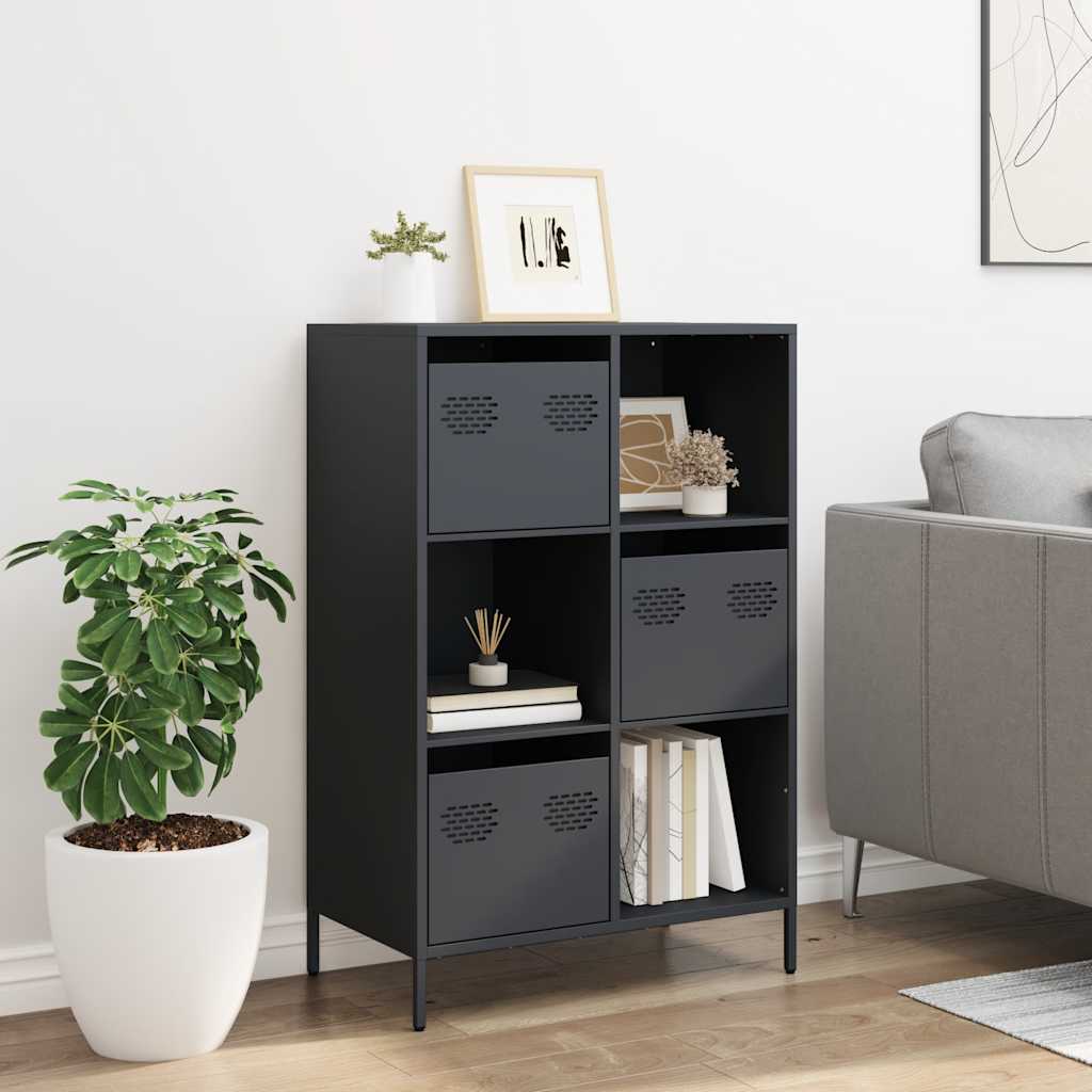 vidaXL Highboard Anthracite 68x39x103,5 cm Steel