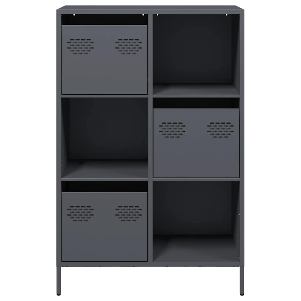 vidaXL Highboard Anthracite 68x39x103,5 cm Steel